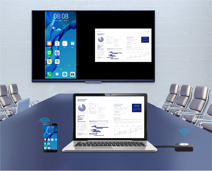 Click and share wireless presentation system Boegam post