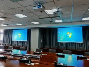 Boegam wireless presentation solutions applied in enterprise, education, government, and transportation industries.