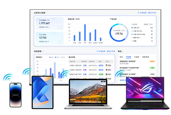 Multiple Casting Methods: Dongle, Miracast, AirPlay and App Casting