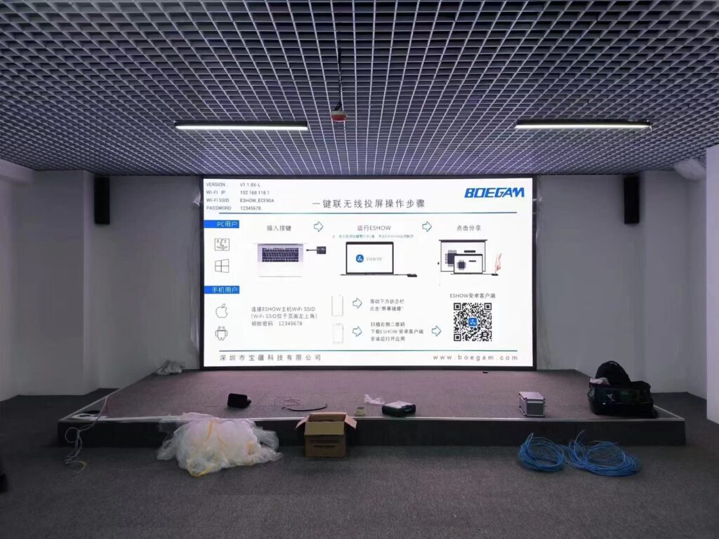 Cheap wireless presentation system for conference room solution