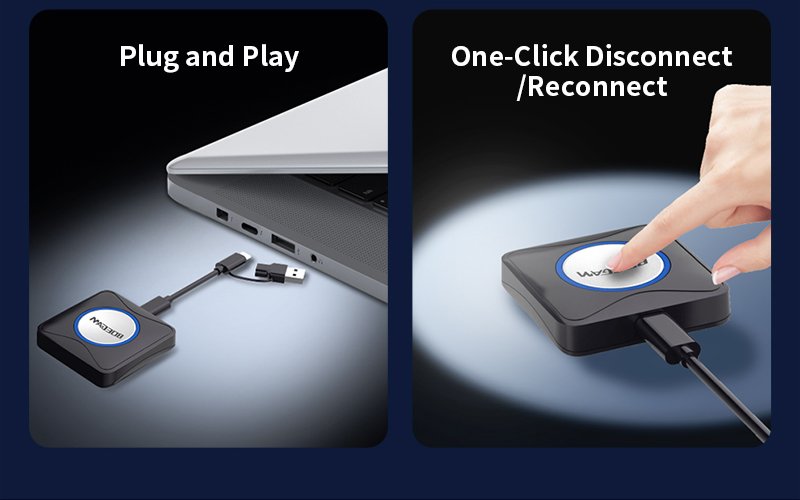 one click share wireless presentation architecture